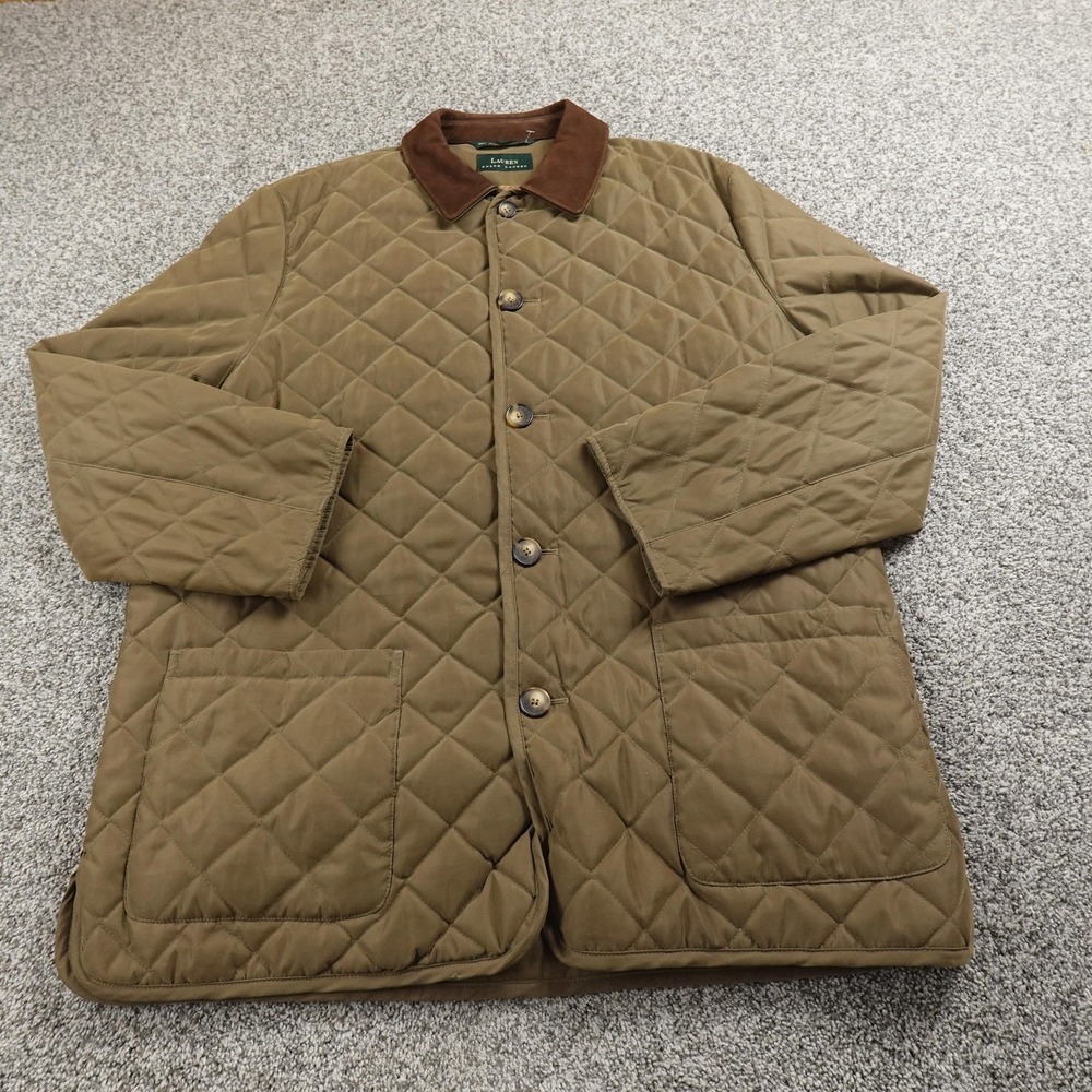 Lauren Ralph Lauren Brown Quilted Windbreaker - Picture 2 of 11